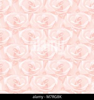Motif transparente faite de roses rose Illustration de Vecteur