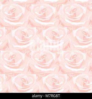 Motif transparente faite de roses rose Illustration de Vecteur