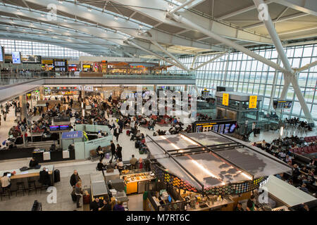 Le Terminal 5 de Heathrow à Londres, Royaume-Uni Banque D'Images