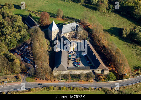 Vue aérienne, chambre Kemnade, château d'eau, Hattingen, Ruhr, Nordrhein-Westfalen, Allemagne, Europe, les oiseaux-lunettes de vue, vue aérienne, la photographie aérienne, l'are Banque D'Images