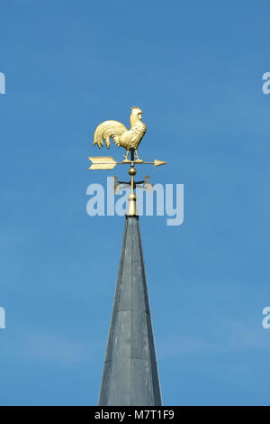 Une girouette de poulet d'Or Banque D'Images