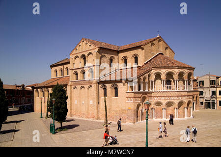 L'église de Santa Maria e San Donato est un édifice religieux situé sur l'île de Murano Italie Banque D'Images