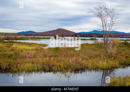 Tupper Lake, de l'État de New York, USA. Banque D'Images