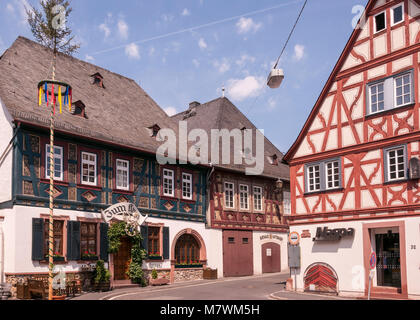 Gasthaus Zum Krug, Hattenheim, Rheingau, Hessen, Allemagne Banque D'Images