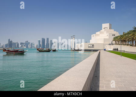 Musée d'art islamique sur la Corniche au Qatar Banque D'Images