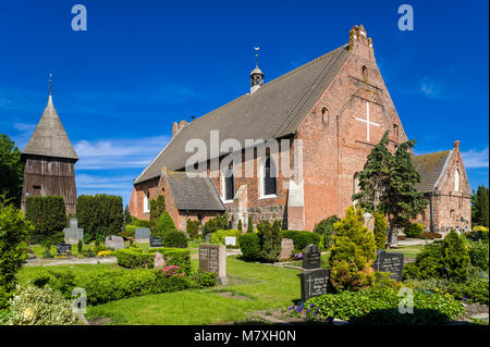 L'église Saint Petri, Landkirch, Ostholstein, Schleswig-Holstein, la mer Baltique, l'Allemagne, de l'Europe Banque D'Images
