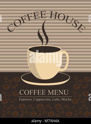 Menu pour restaurant, café, bar, café Illustration de Vecteur