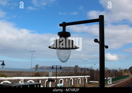 La gare la plus Penmeanmawr, au Pays de Galles Banque D'Images