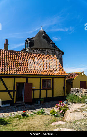 Christiansø est une petite île est de Bornholm en mer Baltique et l'endroit le plus à l'est au Danemark. A été une base navale depuis des siècles. Banque D'Images