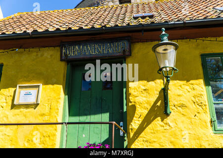 Christiansø est une petite île est de Bornholm en mer Baltique et l'endroit le plus à l'est au Danemark. A été une base navale depuis des siècles. Banque D'Images