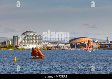 La baie de Cardiff, Pays de Galles du sud Banque D'Images