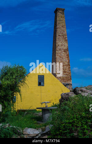 Bornholm est une petite île danoise dans la mer Baltique à l'est de la Suède Banque D'Images