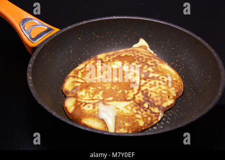 Petit déjeuner fait maison crêpes Deliscious Banque D'Images