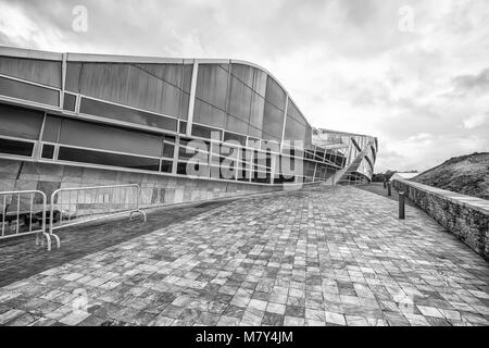 SANTIAGO DE COMPOSTELA, ESPAGNE - 15 juin 2016:l'architecture contemporaine,Musée,Ville de la Culture de la Galice, Cidade da cultura de Galice, conçu par P Banque D'Images