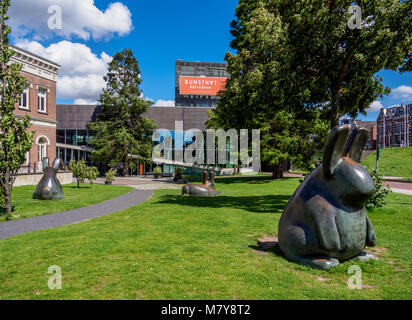 Le Musée Kunsthal, Rotterdam, Hollande méridionale, Pays-Bas Banque D'Images