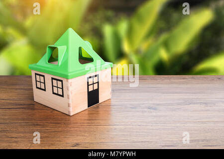 Home sweet home copie espace Handmade home maison symbole en forme Banque D'Images