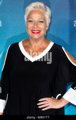 Londres, Royaume-Uni. 13Th Mar, 2018. Denise Welch arrive pour la première d'un film européen en temps de ride Crédit : Raymond Tang/Alamy Live News Banque D'Images