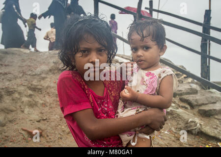 Peuple Rohingya disent qu'ils sont descendants des musulmans, peut-être les commerçants arabes et persans, qui sont venus au Myanmar il y a des générations. .... Banque D'Images