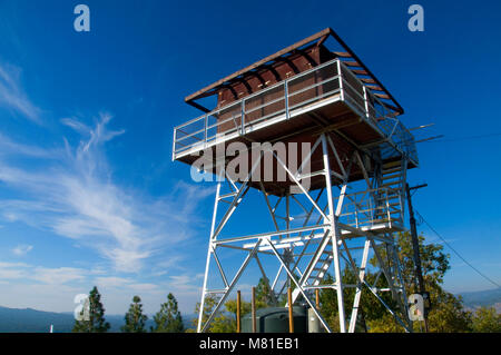 Smith Peak Lookout, forêt nationale Stanislaus, Californie Banque D'Images