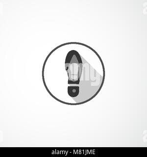 Conception logotype chaussures Famille avec enfants et adultes paie Illustration de Vecteur