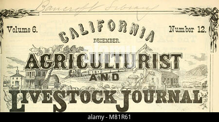 Californie agriculturist et live stock journal (19893368454) Banque D'Images