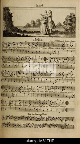 Calliope ou anglais l'harmonie - une collection des plus célèbres chansons anglais et écossais, soigneusement engrav'd'agrémentera et avec des conceptions adaptées à l'objet de chacune des chansons prises à partir des compositions (14595437738) Banque D'Images