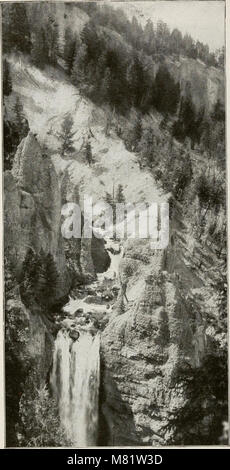 Campbell's new troisième édition révisée guide complet et descriptif livre du Parc de Yellowstone (1916) (14590943659) Banque D'Images