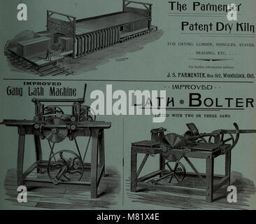 Industries canadiennes forestières 1894-1896 (1896) (20530489521) Banque D'Images