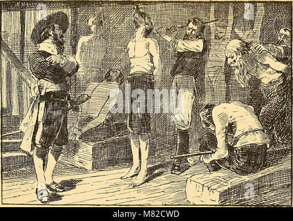 « Captain William Kidd and Other Pirates » (1874) explore l'histoire de la piraterie dans les Amériques, en se concentrant sur des pirates notoires comme William Kidd, leurs exploits et leur impact sur les mers et les îles de la région. Banque D'Images