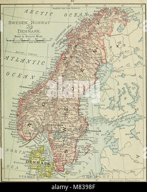 L'école concis atlas of the Dominion of Canada - historique et caractéristiques physiques de provinces, districts, et les territoires du Dominion (1900) (14762837234) Banque D'Images