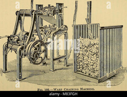 Tissage de coton- son développement, principes et pratique (1895) (14596671707) Banque D'Images