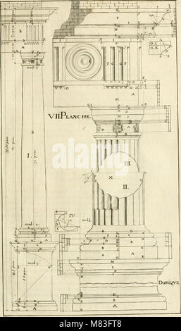 Cours d'architecture enseigné dans l'Académie royale d'architecture - premiere(-cinquième) partie (1675) (14759968816) Banque D'Images