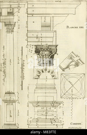 Cours d'architecture enseigné dans l'Académie royale d'architecture - premiere(-cinquième) partie (1675) (14780636304) Banque D'Images