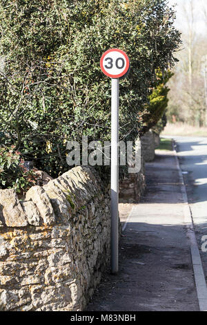 L'un des (30) Images dans cette série liée à la vie végétale, la signalisation routière, internet, printemps flore, rhododendrons et calor gas tank en Acton Burnell. Banque D'Images