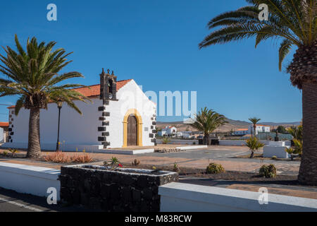 L'ermitage de San Antonio de Padua eglise paroissiale La Oliva Lajares Fuerteventura Canaries Espagne Banque D'Images