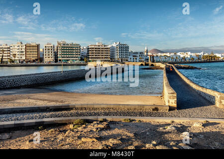 Castillo de San Gabriel, Arrecife, Lanzarote, Canary Islands, Spain, Europe Banque D'Images