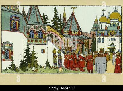 Ivan Bilibin Jakovlevich illustration vintage Banque D'Images