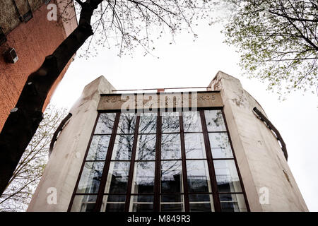 Maison d'architecte et peintre K.Melnikov à Moscou, Russie Banque D'Images