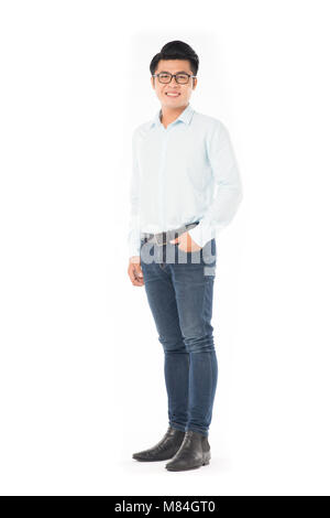 Businessman wearing eyeglasses Banque D'Images