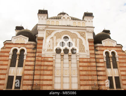 SOFIA, BULGAIRA - 09 octobre, 2017 : synagogue de Sofia, construit en 1909 année. Banque D'Images