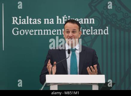 Taoiseach Leo Varadkar parlant à l'échelle mondiale le déjeuner irlandais à l'US Institute of Peace à Washington DC dans le cadre de sa visite d'une semaine pour les États-Unis d'Amérique. Banque D'Images