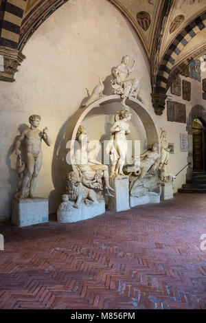 Florence. L'Italie. Fontaine de la Sala Grande, 1556-1561, par Bartolomeo Ammannati (1511-1592), Museo Nazionale del Bargello. Commandé par Cosme I Banque D'Images