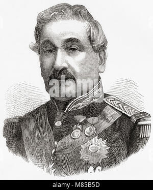 Charles Guillaume Marie Appollinaire Antoine Cousin-Montauban, 1er comte de Palikao, 1796-1878. Général et homme d'État français. De Ward et verrouiller l'illustre l'histoire du monde, publié c.1882. Banque D'Images