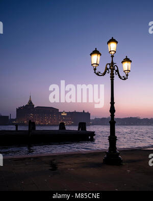 Venise, Italie : Molino Stucky sur l'île de Giudecca Banque D'Images