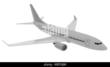 Avion. Vector illustration. Illustration de Vecteur