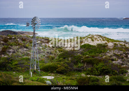 Moulin à Lovers Cove, Great Ocean Drive, Esperance, l'ouest de l'Australie Banque D'Images