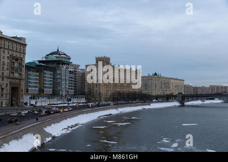 Moscou, Russie. 14 mars 2018. Vue générale de l'ambassade britannique à Moscou. Le Premier ministre britannique Theresa May a annoncé le Royaume-Uni est d'expulser 23 diplomates russes sur l'empoisonnement de l'ancien agent du renseignement militaire russe Sergueï Skripal à Salisbury. Credit : Victor/Vytolskiy Alamy Live News Banque D'Images