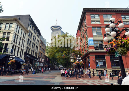 Horloge à vapeur de Gastown Vancouver Downtown Banque D'Images