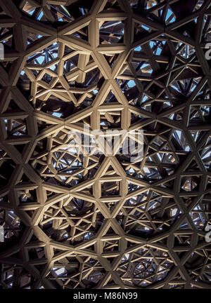 Musée du Louvre, de l'intérieur, de l'Abu Dhabi, Émirats Arabes Unis Banque D'Images