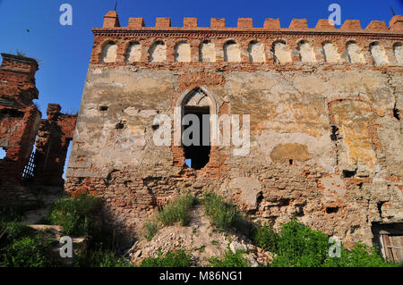 Medzhybizh château, construit comme un rempart contre l'expansion ottomane dans les années 1540, est devenue l'une des plus fortes forteresses de la couronne du royaume de Po Banque D'Images